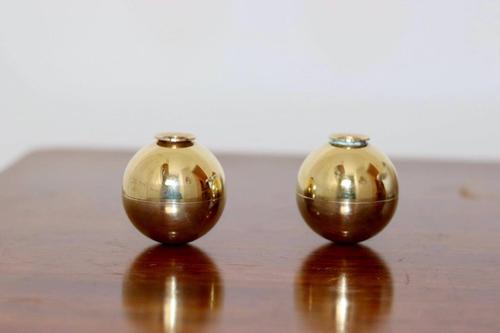 Pair of Candleholders by Pierre Forssell for Skultuna