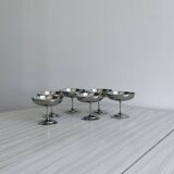 6 stainless steel cups