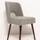 'Shell' Chair in Grey Boucle, Europe, 1960s