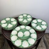 Vintage 1970s barbotine shellfish service