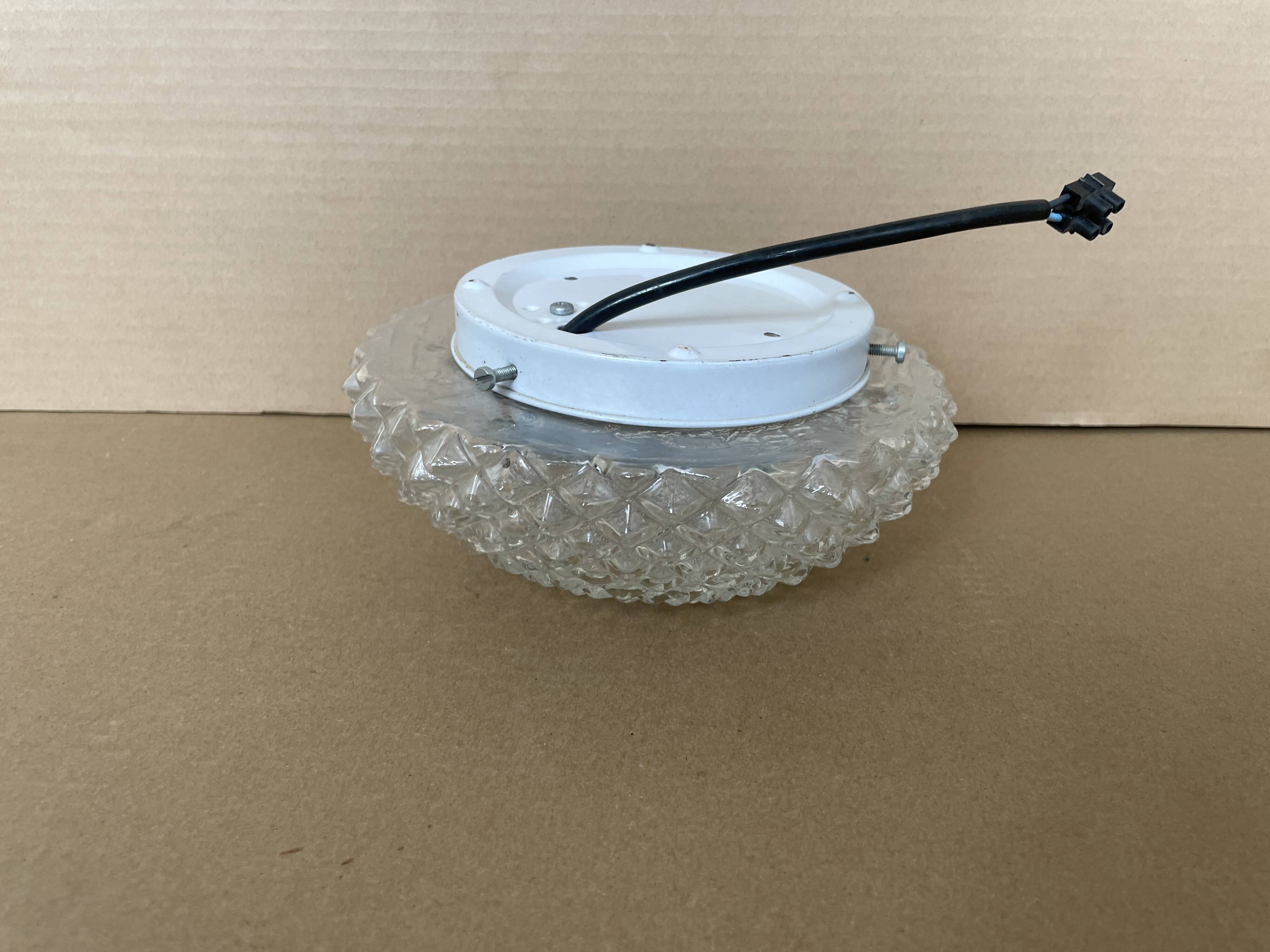 Vintage glass ceiling or wall light
