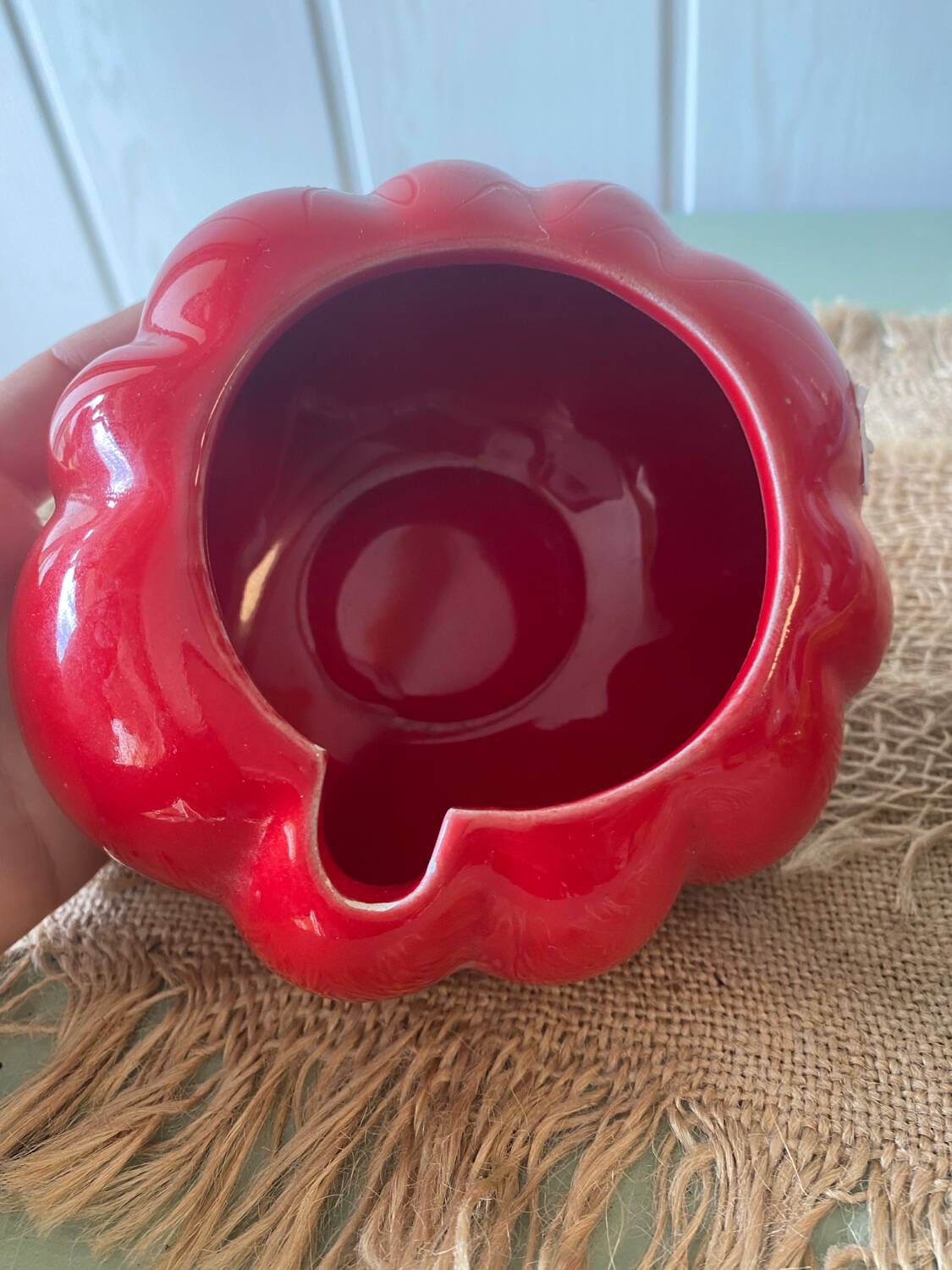 Tomato sugar bowl
