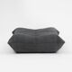 Togo lounge chair and pouf in black fabric by Michel Ducaroy for Ligne Roset, 1973, set of 2