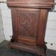 Antique coat rack in solid oak