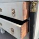 Antique Egyptian/Empire style chest of drawers with caryatids