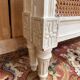 Double headboard – Louis XVI style – Lacquered wood & Rattan caning