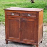 Parisian sideboard in solid oak and solid poplar early 20th century