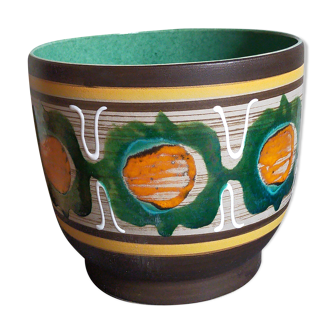 Cache-pot vintage en céramique