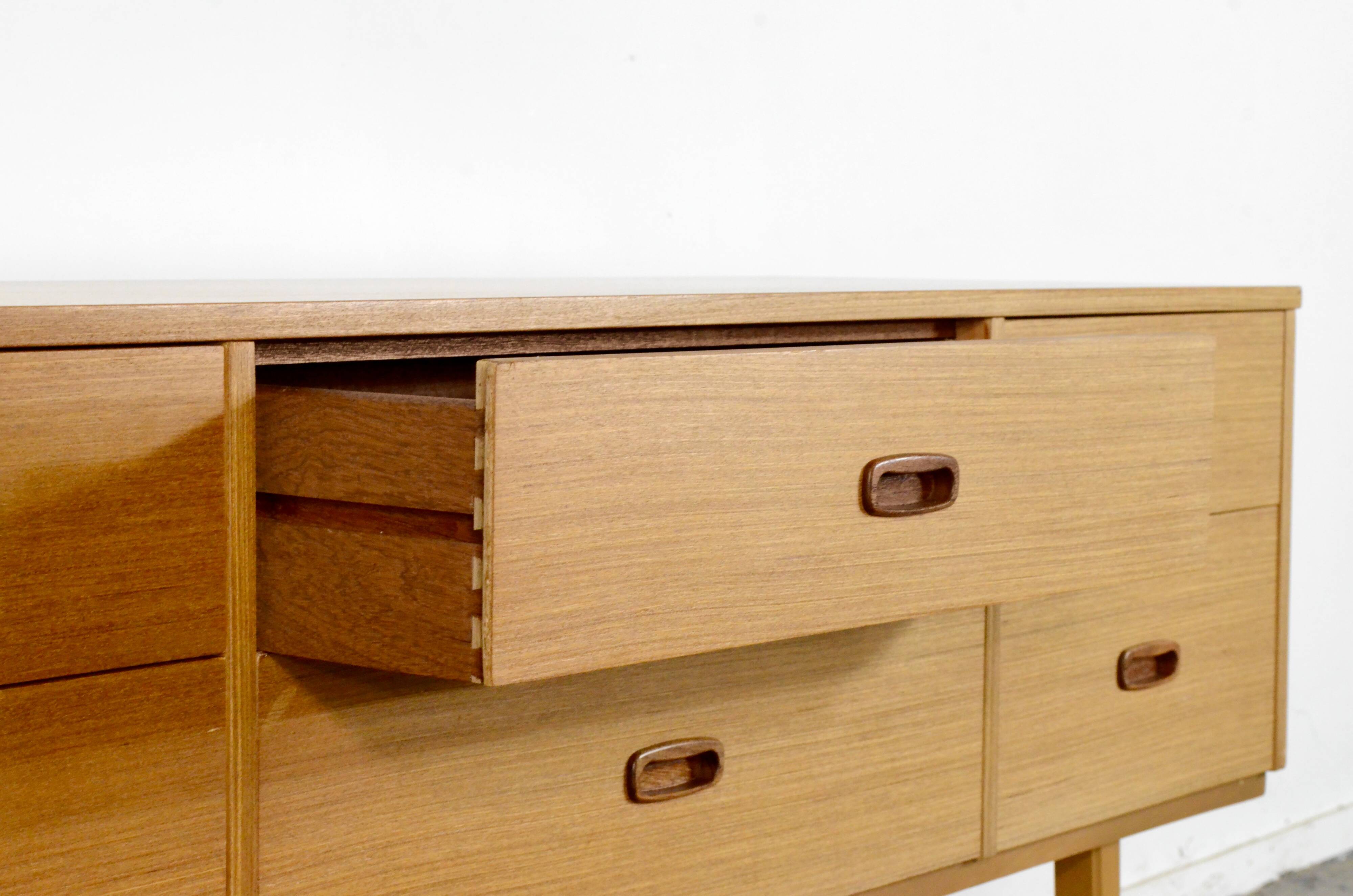 Midcentury Teak Sideboard /Dressing Table / Drawers. Vintage Modern / Retro