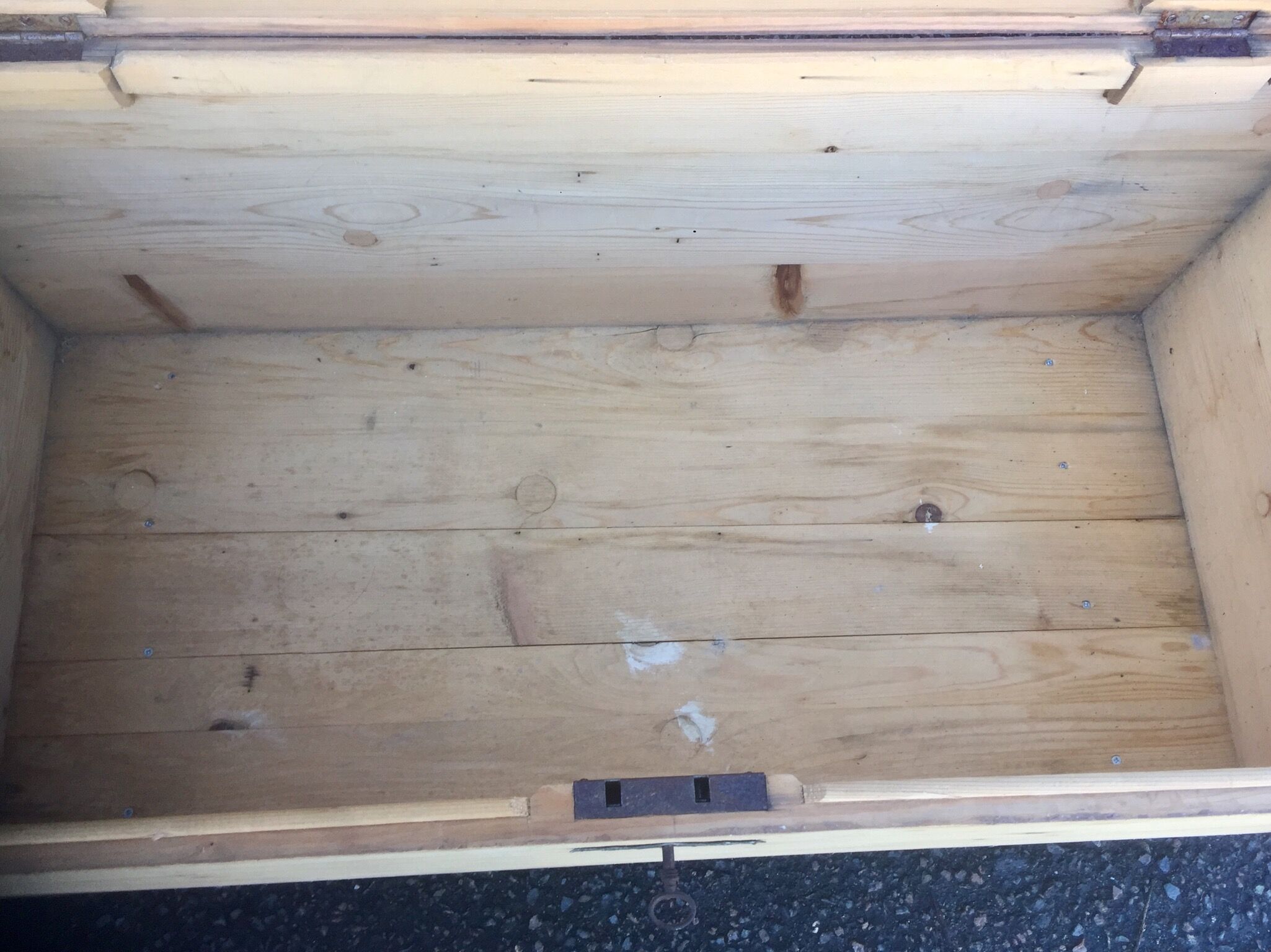 Antique wooden chest