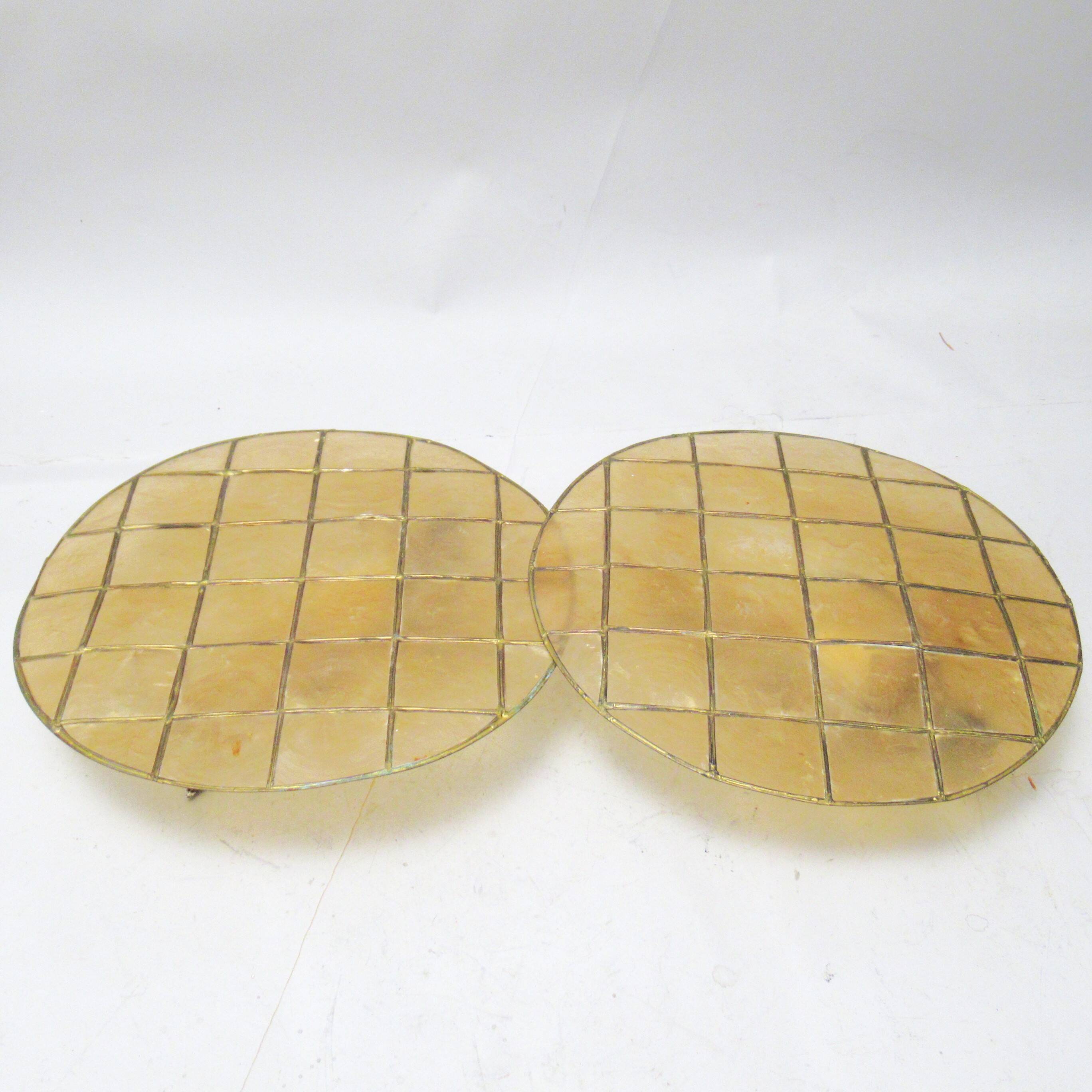 Pair of squared wall lights from the 70s