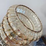 New electrified golden glass pendant lamp