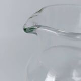 Green carafe Alsace wine vintage tableware