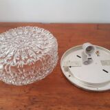 Round glass ceiling light
