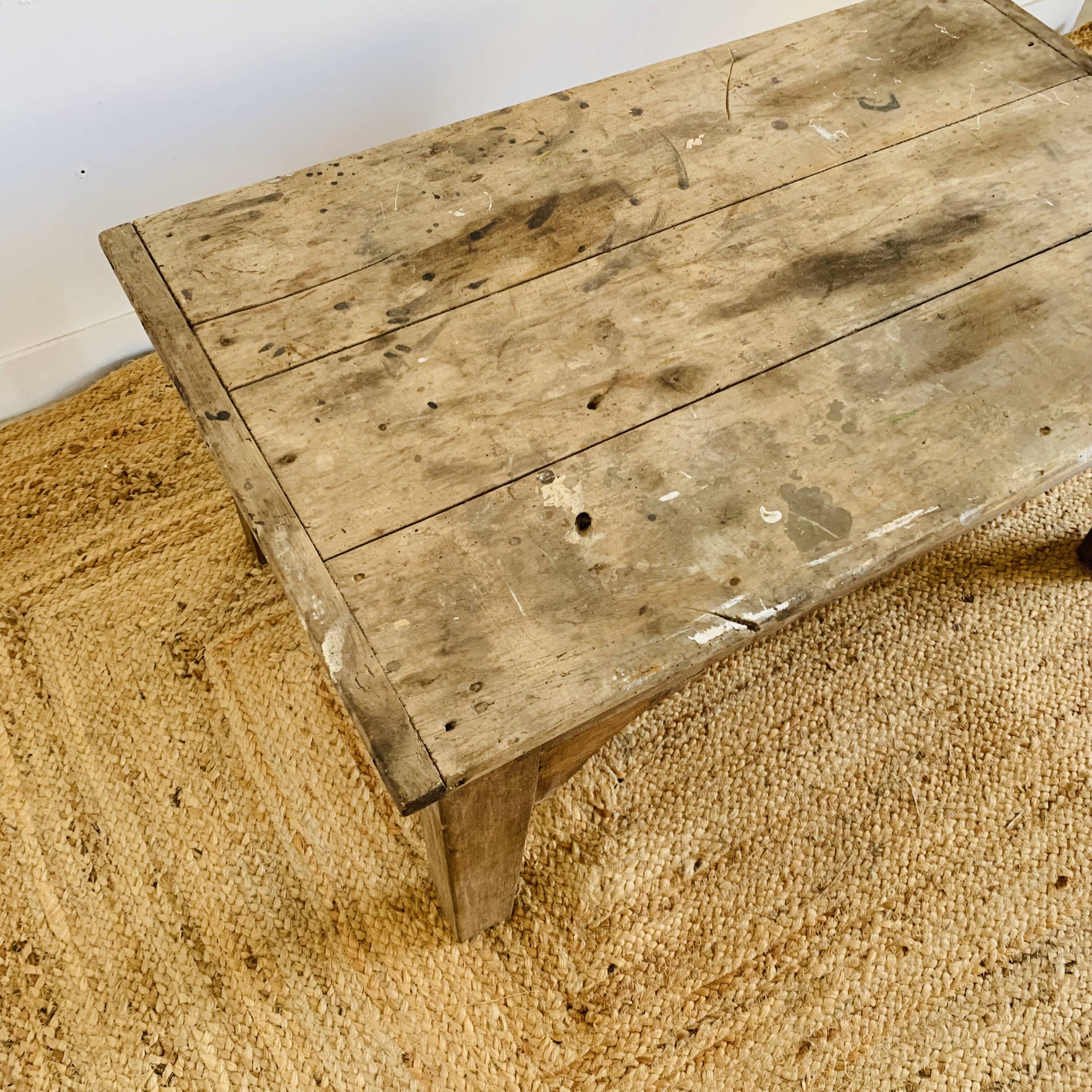 Table basse de ferme