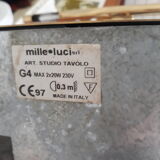 Italian vintage adjustable brass desk lamp