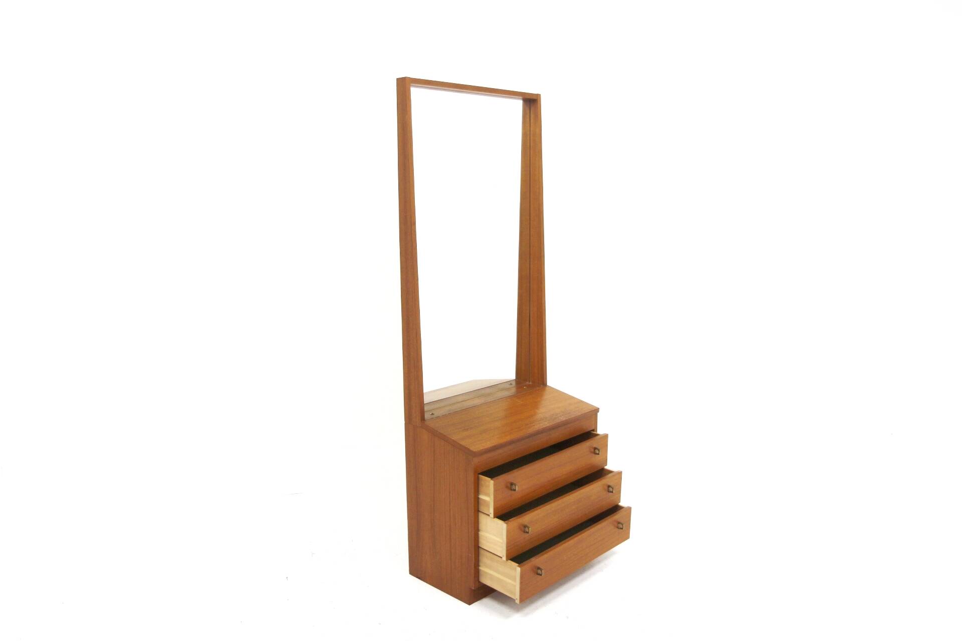 Scandinavian teak "silhouette" mirror, Sweden, 1960