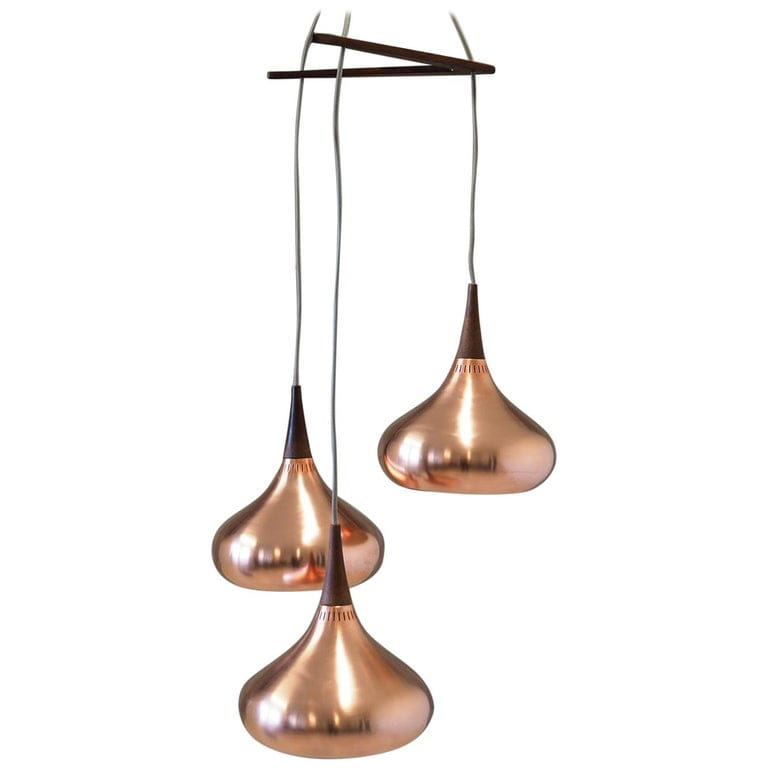 Jo Hammerborg chandelier danish design 60 70s