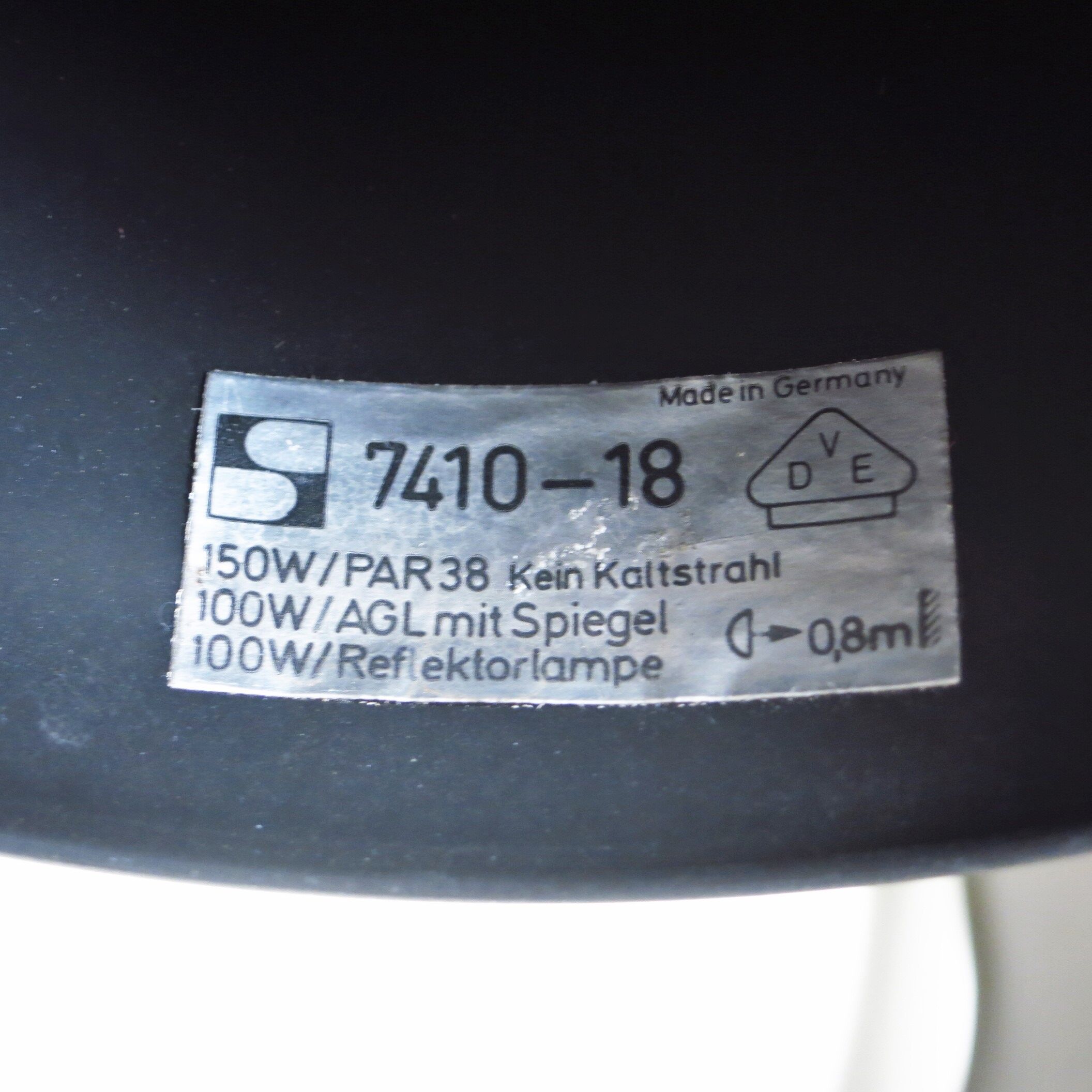 Pair of spots Erco 70s