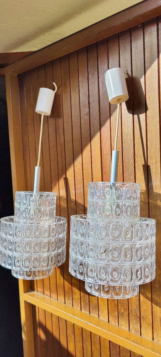 Vintage chandeliers from the 70s