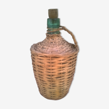 Vintage lady-jeanne bottle