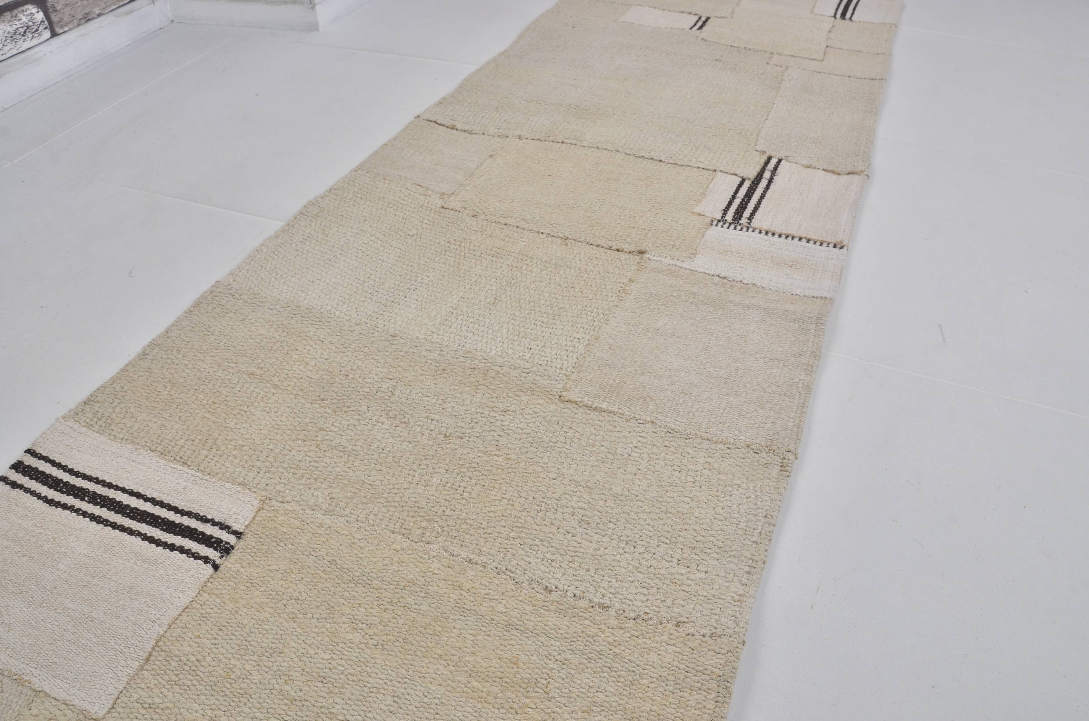Vintage Anatolian Hemp Kilim Runner sku3844