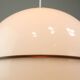 Italian Space Age Pendant Lamp in Plexiglass and Brass, 1970s