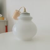 Vintage opaline pendant lamp