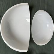 Vintage Murano glass wall lamp by Vico Magistretti for Artemide / Mania / Space Age