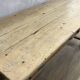 Genuine old farmhouse table stripped and varnished