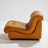 Modular leather sofa set