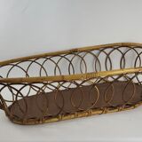 Wicker baby bassinet