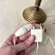 Bronze lamp "acorns" 50s, vintage naturalist light fixture