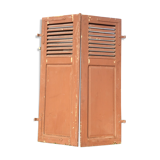 Pair of old wooden shutters
