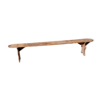 Large wooden bench