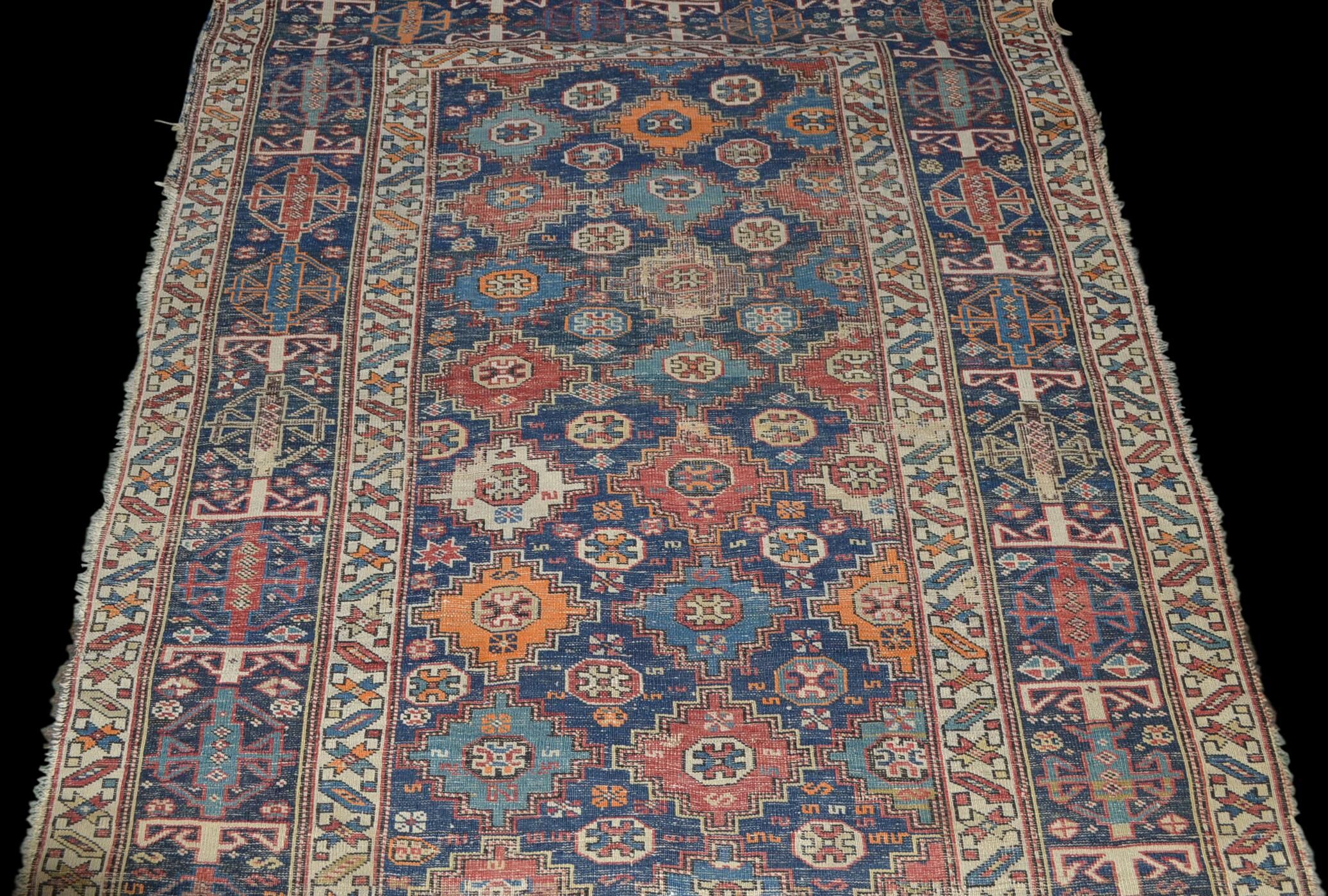 Tchi-Tchi, Chechnya, Caucasus, 123 cm x 174 cm, Middle 19th Century