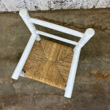 Chaise paillée enfant