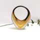 Etched Sommerso Murano Glass Basket or Vase by Archimede Seguso, Italy