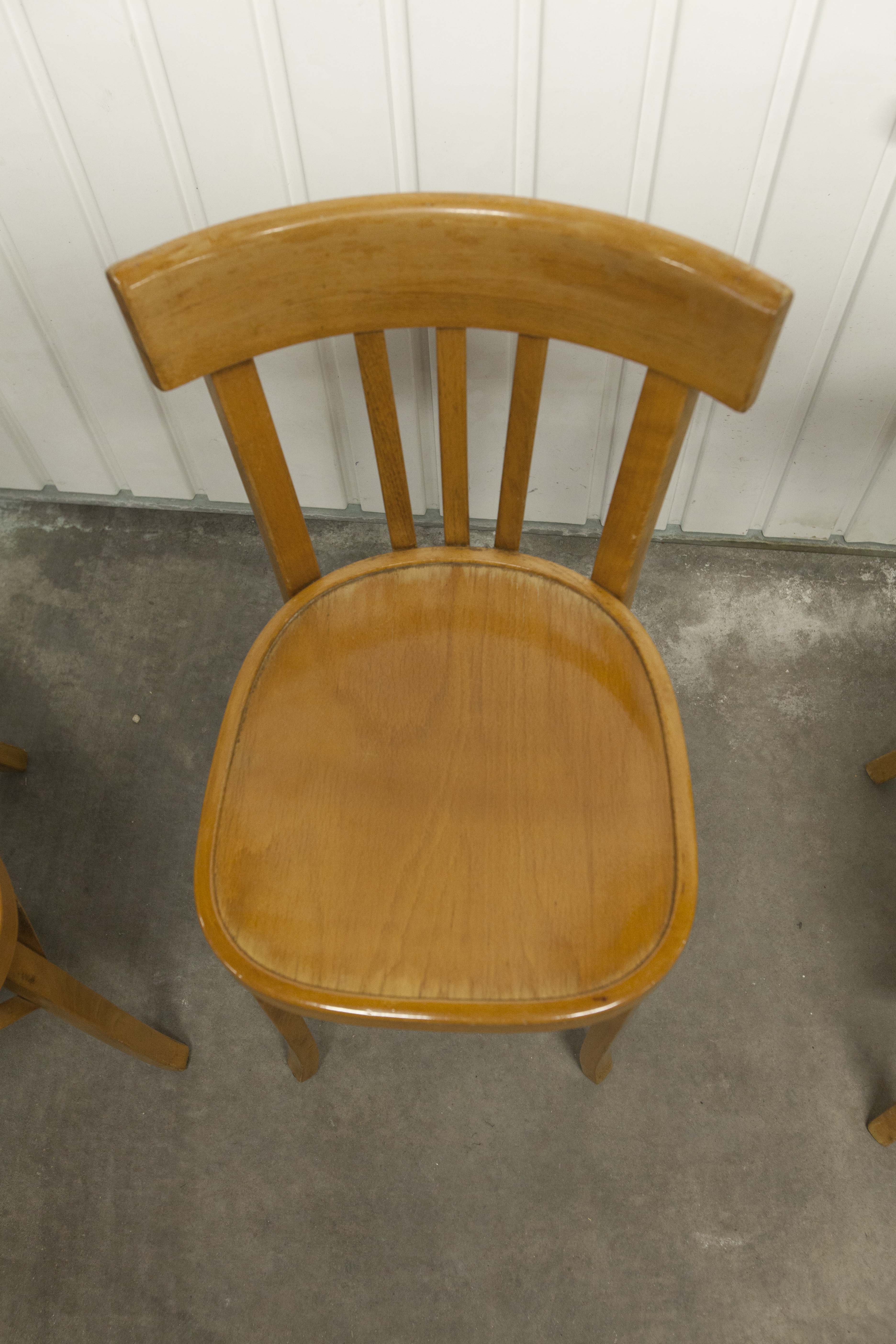 Set of 4 chairs baumann 1981