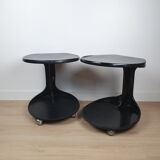 Pair of space age side tables