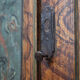 Rustic Farmhouse Folk Art Painted Bridal Wardrobe