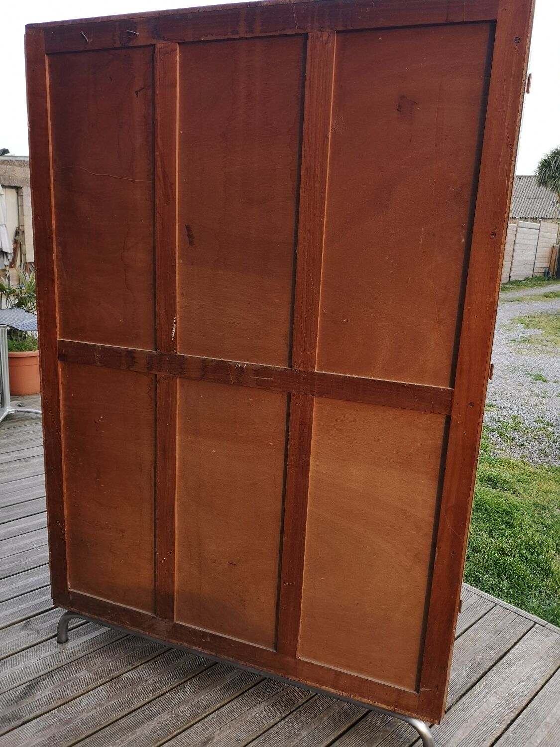 Vintage glazed school cabinet