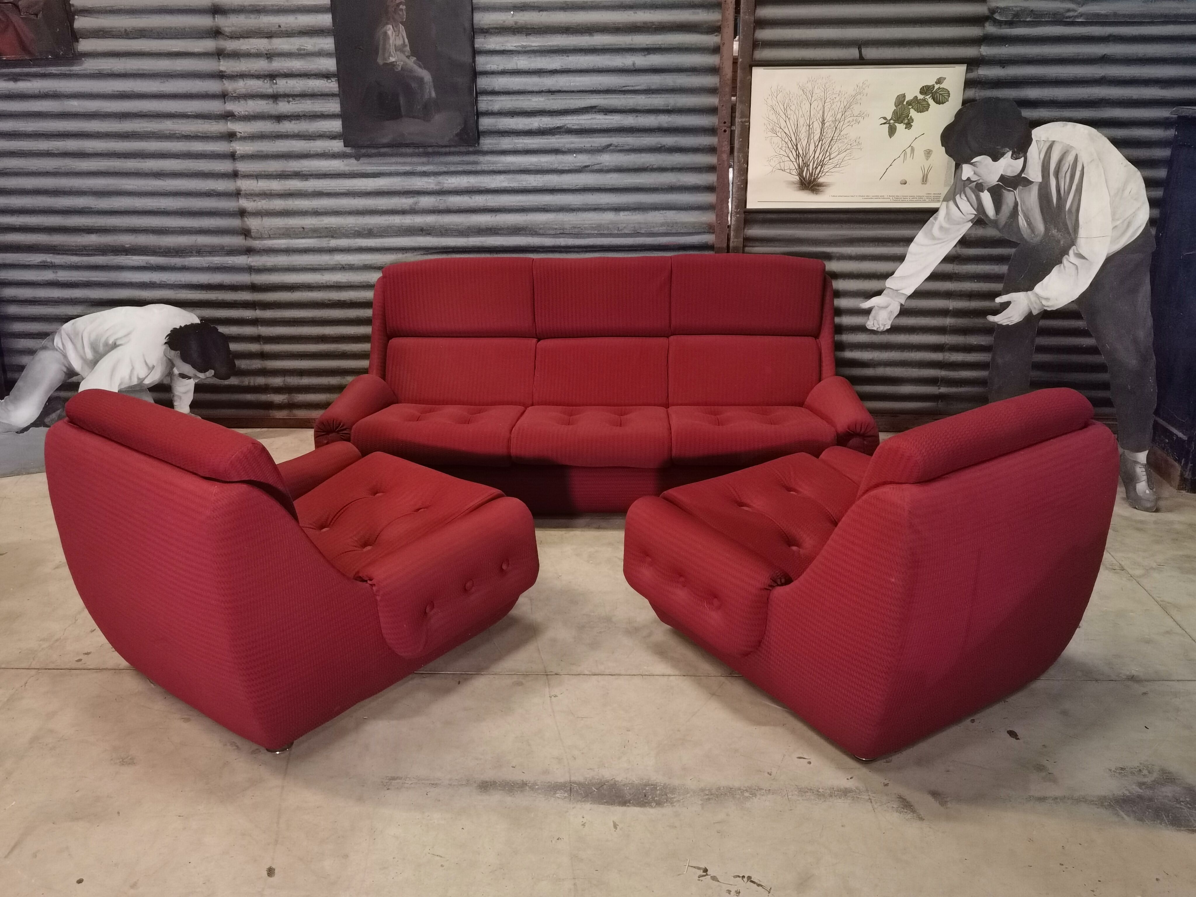 Full lounge space age Atlantis bordeaux