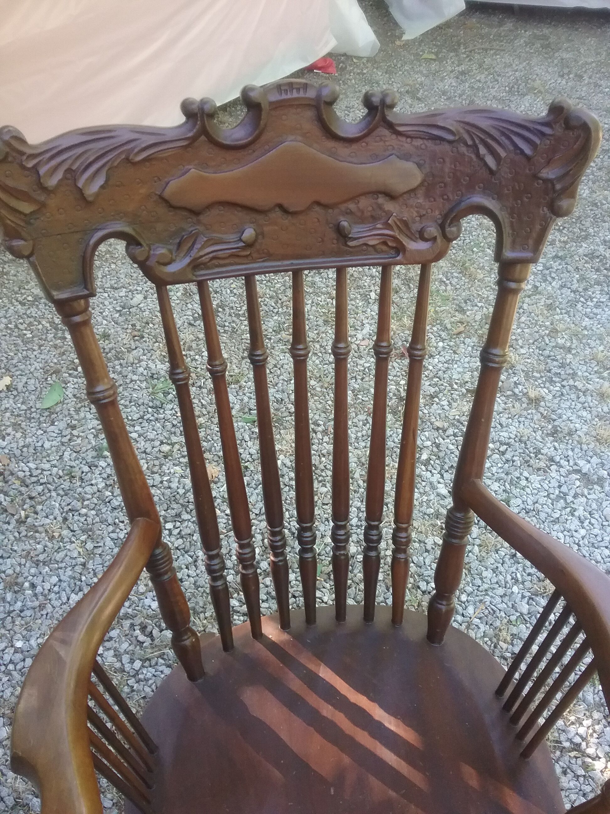 Rocking vintage chair