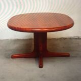 Oval coffee table Glostrup teak 60s
