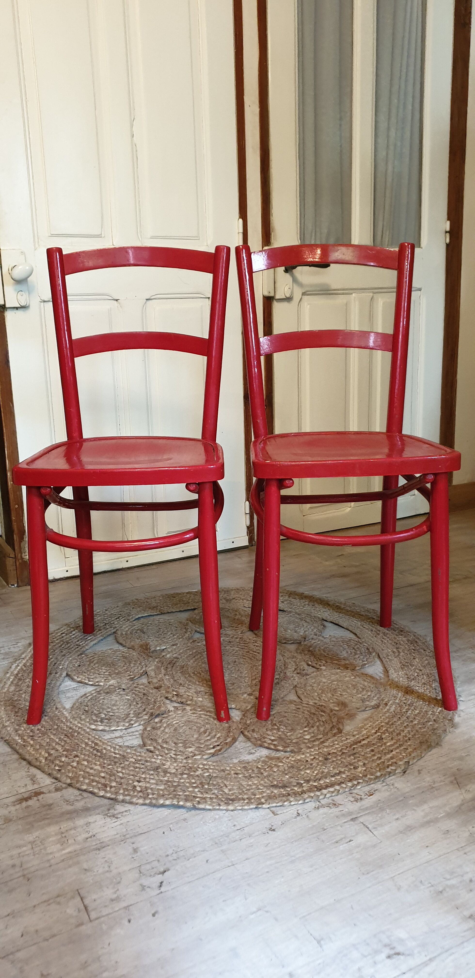 Pair of bistro chairs