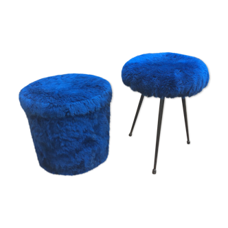 Stool and ottoman tripod 1960