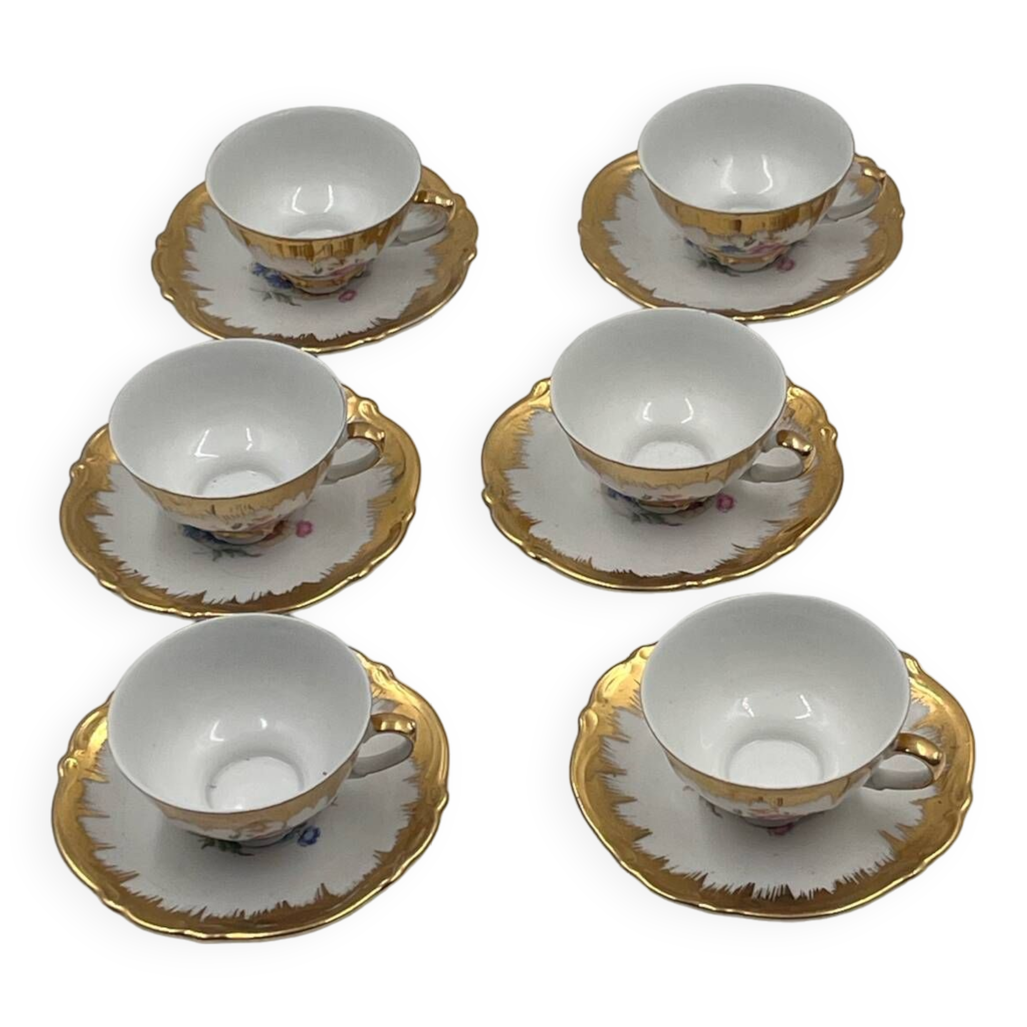 Set of Bavaria cups and saucers