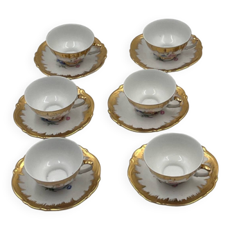 Set of Bavaria cups and saucers