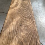 Large solid elm farmhouse bench